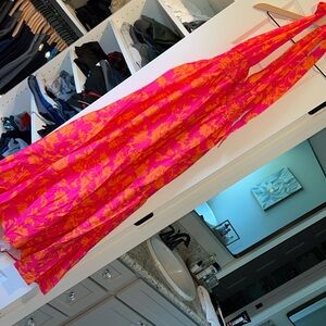 Brand new hot pink and orange dress